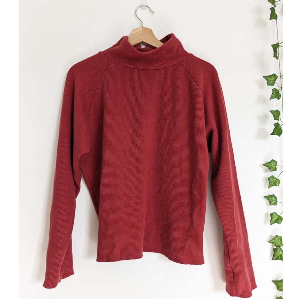 Brick Red Oversized Sweater